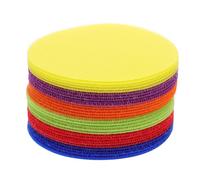 TEMPNAP Autocollants Ronds en Nylon Lot de 30 Pièces 30 pour Tapis Éducatifs Marqueurs Réutilisables Ambiance Active en arçon et Filles pour Maison et École