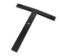 TEMPNAP Barre de Support en Acier Noir Forme T pour Dossier de Chaise de Bureau Pivotante, Résistance la Corrosion, Connexion Fixe par Insertion, pour Usage Extérieur