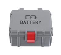 TEMPNAP Boîte de Rangement Étanche pour Piles AAA Rechargeable, 48 Compartiments Séparés en Petg, Protection Sûre et Résistance aux Chocs, pour Activités en Extérieur