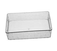 TEMPNAP Boîte De Rangement Transparent Élégante Plastique Rectangulaire Avec Poignées Pour Organiser Réfrigérateur Et Cuisine De Rangement Pratique Pour Fruits Et Légumes