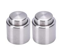 TEMPNAP Bouchon à Vin en Silicone Argenté 2pcs pour Scellage Facile et Conservation Optimale Vin Lors de Pique-niques et Boissons