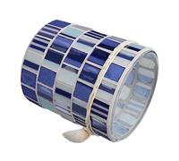 TEMPNAP Bougeoir Verre Style Méditerranéen Décoratif pour Bougies Support pour Centre de Table Décoration Romantique pour Dîner et Cérémonies