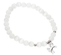TEMPNAP Bracelet Licorne pour Fille Bracelet en Perles d'Opale Bijoux Féminins Anniversaire Style Minimaliste Taille Ajustable pour Fête