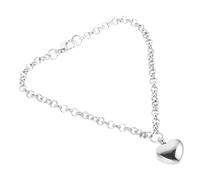 TEMPNAP Bracelet Urne Funéraire Inoxydable Pour Cendres Animaux Et Humains Bracelet Souvenir Élégant Forme De Cœur Pour Femmes Bijou Commémoratif à Porter Au Poignet