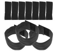 TEMPNAP Brassards Élastiques Noirs Bandeaux Extensibles Élégants en Polyester Lot de 11 pour Respect et Commémoration pour Funérailles et Événements de Deuil en Équipe