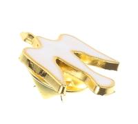 TEMPNAP Broche Émaillée Épingle à Revers Plaquée or Pour Baptême Et Communion Accessoire Religieux Élégant