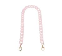 TEMPNAP Chaîne de Paquet à Main Accessoire Mode Simple 60cm en Résine Rose Bandoulière Chic et Polyvalente Poli pour Paquet à Main Féminin