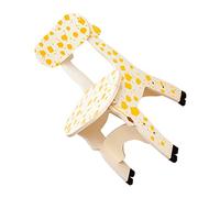 TEMPNAP Chaise Bois De Girafe Pour Garçon Fille Chaise Arrière Avec Dossier Mobilier Éducatif Pour Tout Petits Pour Apprentissage Et Jeux Design Amusant