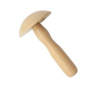 TEMPNAP Champignon à Repriser en Bois pour Tricot et Crochet, Outil de Couture Professionnel et Débutant, Matériau Bois Khaki, Surface Lisse sans Rayures ni Bavures
