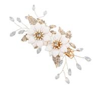 TEMPNAP Clip De Cheveux Pour Mariée Accessoire Floral Élégant Avec Strass Épingle à Cheveux Pour Femmes Et Demoiselles Honneur Décoration De Mariage Raffinée