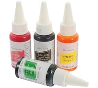TEMPNAP Colorant Alimentaire Gel pour Décoration de Gâteaux, 4 Flacons, Nuances Vives Solide, Pâtisserie Création de Desserts Colorés