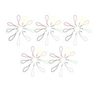 TEMPNAP Cordons à Fermoir Mousqueton 50 Pièces pour Porte-Clés et Accessoires DIY, Fixation Sécurisée pour Téléphones Portables et Badges d'Identification, Couleur Couleur Aléatoire