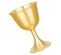 TEMPNAP Coupe du Temple en Laiton Doré pour Offrandes Dieu Richesse, Style Rétro Simple, pour Cérémonies et Décorations Sacrées