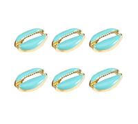 TEMPNAP Ensemble de Pendentifs à Breloques pour Création de Bijoux en Alliage Bleu 10 Pièces, Accessoires Délicats pour Bracelet et Chaîne de Pull
