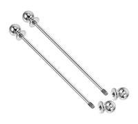 TEMPNAP Épingles à Cravate pour Hommes Lot de 2 Épingle de Métallique Accessoires de Costume Solide Utilisation Facile pour Chemises Élégantes