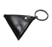 TEMPNAP Étui Porte-médiator en Cuir Véritable Noir, Léger et Triangulaire, pour Guitare Électrique ou Acoustique Lors de Concerts L'école