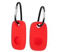 TEMPNAP Étuis de Housse Solide Lot de 2 Rouge en Silicone Manchon Antichoc Léger avec Découpes Précises pour Boutons Accessoires pour Clés Compatibles Tile Pro 2022
