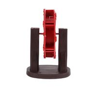 TEMPNAP Fontaine à Roue à Eau Résistance la Décoloration l'usure Miniature en Plastique Effet d'eau Coulante Décor Unique pour Patios et Intérieur