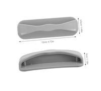 TEMPNAP Freezer Handle Curved Glass Door Grip Replacement with Screw and Washer Non Slip Plastic Pull for Commercial Display Refrigerators in Supermarket and Restaurant Use