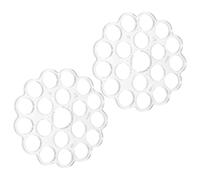 TEMPNAP Grille d'Arrangement Floral 2 Pièces à 20 Trous, Support pour Bouquet de Fleurs Séchées et Compositions, Outil pour Vases et Décorations de Mariage