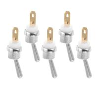 TEMPNAP Interrupteur Arrêt Résistant aux Intempéries Compatible Kit de 5 Pièces en Fer Argenté pour Scie à Bûches pour Réparation et Entretien DIY