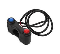 TEMPNAP Interrupteur de Commande pour Moto et Quad, Klaxon Multifonction à 2 Boutons en Plastique Réinitialisation Automatique, Diamètre 22mm pour Guidon 7/8 Pouces