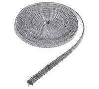 TEMPNAP Joint de Porte Résistant Haute Température en Fibre de Verre pour Poêle à Meilleure Étanchéité, Rouleau Autocollant 1 Pièce pour Insert de Cheminée