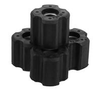 TEMPNAP Kit de Remplacement de Bagues de Palier pour Tondeuse à Gazon et Taille-arbustes, 4 Pièces, Diamètre Extérieur 23,5 Mm, Matériau Pe Noir, Installation Facile