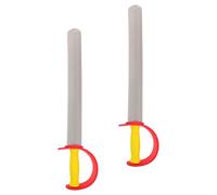 TEMPNAP Lames en Mousse Rouges pour Garçon et Filles 2pcs, Légères et Faciles à Manipuler, Jouets Médiévaux Sûrs pour Jeux de Rôle et Fêtes Costumées