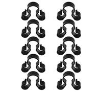 TEMPNAP Lot de 10 Pinces à Clip pour Bouteille en Plastique Noir, Support Sécurisé pour Bougies, Facile à Nettoyer, pour Fêtes et Mariages