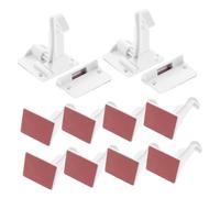 TEMPNAP Lot de 12 Verrous de Sécurité Invisibles Blancs pour Garçon et Filles, Installation Facile, Protection des Tiroirs et Armoires, pour Bébés et Tout-petits