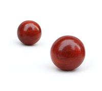 TEMPNAP Lot de 2 Balles de Massage Antistress en Bois de Palissandre 5 Cm, Rouleaux pour Circulation Sanguine, Outil de Massage Manuel pour Relaxation et Bien-