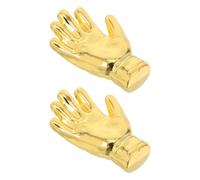 TEMPNAP Lot de 2 Mini Trophées de Football en Alliage Doré, Trophées de Récompense pour Gardien de But, Design Miniature Résistant à l'usure, pour Événements Sportifs