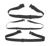 TEMPNAP Lot De 3 Sangles Rallonge Réglables pour Paquet Banane, Bandoulière Nylon Solide, Largeur 2 Cm, 3,8 Cm Et 5 Cm, Extension Ajustable pour Pochettes Et Bagages De Voyage