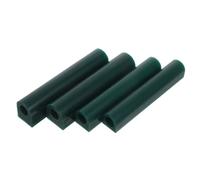 TEMPNAP Lot de 4 Tubes de Cire à Sculpter pour Bagues, Forme Ronde Perçage Central Précis, Cire Sculptable pour Fabrication de Bijoux, Fournitures de Fonderie pour Création Artisanale