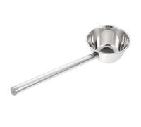 TEMPNAP Louche à Eau en Acier Inoxydable 35 Cm Manche Long Ergonomique, Cuillère Cuisine Polyvalente pour Arrosage Jardin et Usage Domestique, Ustensile Résistant et Facile à Nettoyer