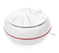 TEMPNAP Mini Lave-linge Portable Blanc en Abs Léger Fonction Lavage Facile et Anti-enroulement, pour Voyage ou Déplacement Professionnel