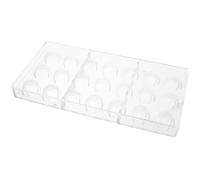 TEMPNAP Moule à Boules de Chocolat en Plastique Réutilisable 21 Cavités Forme de Ballon de Sport Créatif Cuisine et Fabrication de Bonbons