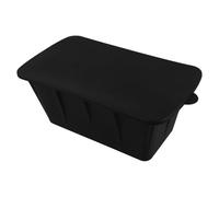 TEMPNAP Moule à Glaçons en Silicone Noir 3l pour Bain de Glace Surface Lisse Résistant de 20℃ à 220℃ pour Activités Extérieures