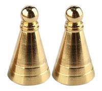 TEMPNAP Moules à Cônes de Parfum Portable et Créatif Lot de 2 en Laiton Or pour Fabrication, pour Décoration Intérieure et Accessoires de Brûleur