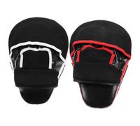 TEMPNAP Paire de Coussins de Boxe en Cuir Éponge, Main de Boxe Incurvée pour Entraînement Taekwondo, Muay Thai et Kung Fu, Accessoire de Sport Réduisant Impacts Couleur Couleur Aléatoire