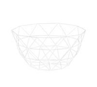 TEMPNAP Panier de Rangement en Fer Blanc Style Nordique Moderne pour Collations et Fruits, Design Simple et Créatif pour Table Basse ou Pique-niques