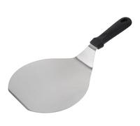 TEMPNAP Pelle à Pizza Ronde en Plastique Noir Antidérapant et en Acier Inoxydable Facile à Nettoyer Accessoire Cuisine et Usage Quotidien Usage Quotidien