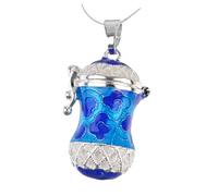 TEMPNAP Pendentif Creux Carré en Cuivre pour Étui Diffuseur d'Huile Support DIY Design Suspendu Anniversaire Fête des Mères