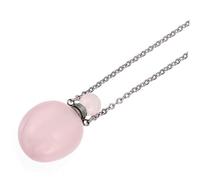 TEMPNAP Pendentif Diffuseur d'Huiles Essentielles en Naturel Flacon de Parfum Élégant en Pierre pour Femme pour L'Aromathérapie Yoga Accessoire de Décoration Unique