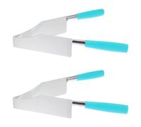 TEMPNAP Pince à Gâteau 2 Pcs en Acier Inoxydable avec Poignée Ergonomique et Design Léger pour Couper Facilement Lors Fêtes et Petits Déjeuners Couleur Aléatoire
