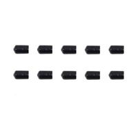 TEMPNAP Pointe de Flèche en Caoutchouc 8mm Lot de 10 pour Tir à l'arc | Noir, Compatible Flèches Carbone et Bambou, Usage sur Souche ou Petit Gibier
