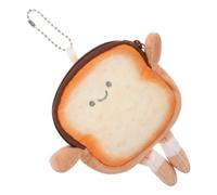 TEMPNAP Porte-Monnaie Forme De Toast Mignon avec Fermeture Éclair Mini Pochette à Créative Et Amusante Accessoire Kawaii pour Femmes Et Filles