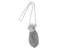 TEMPNAP Porte-Monnaie Rétro Maille Acier Inoxydable Boîte à Monnaie Antique avec Couvercle Tournant Petit Porte-Monnaie Vintage pour Collectionneurs
