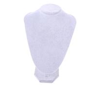 TEMPNAP Présentoir Collier Organiseur Bijoux Stable avec Base Antichute Support Buste pour Colliers et Pendentifs Présentoir Bijoux Élégant pour Vitrine et Exposition Professionnelle